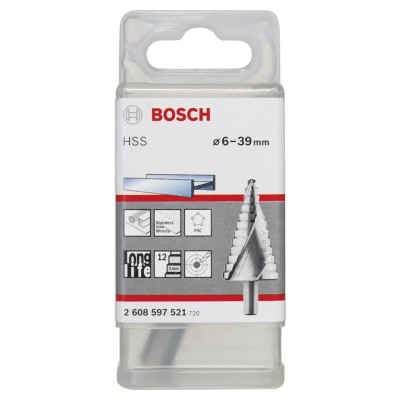 Bosch - HSS 12 Kademeli Matkap Ucu 6-39 mm