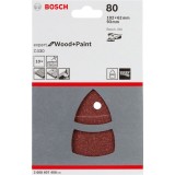 Bosch - Expert for Serisi Ahşap Zımpara 102x62/93x93 mm 80 kum