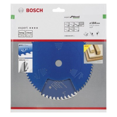 Bosch - Expert Serisi Ahşap için Daire Testere Bıçağı 184*16 mm 56 Diş