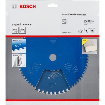 Bosch - Expert Serisi Çelik Levhalı Sandviç Panelleri için Daire Testere Bıçağı 235*30 mm 50 Diş