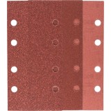 Bosch - Titreşimli Zımpara Kağıdı 10'lu Set, 93 x 185 mm 60/120/180 Kum 8 Delik