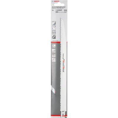Bosch - Heavy Serisi Ahşap Ve Metal için Panter Testere Bıçağı S 1210 VF - 5'li