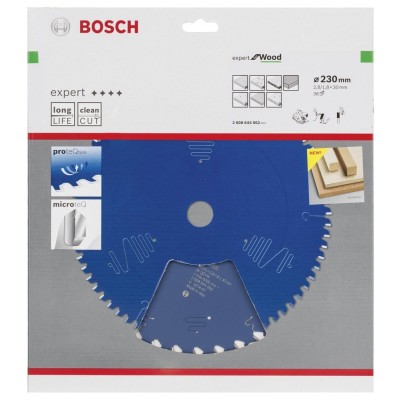 Bosch - Expert Serisi Ahşap için Daire Testere Bıçağı 230*30 mm 36 Diş