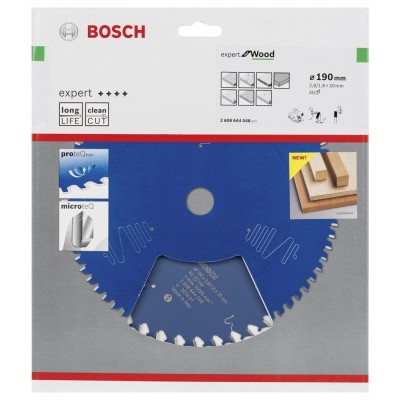 Bosch - Expert Serisi Ahşap için Daire Testere Bıçağı 190*30 mm 40 Diş