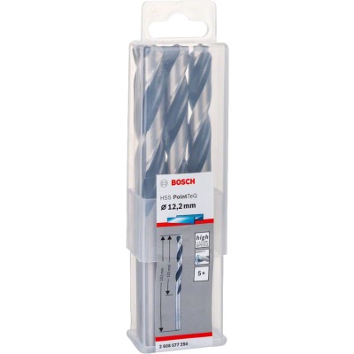Bosch - HSS-PointeQ Metal Matkap Ucu 12,2 mm 5'li