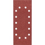 Bosch - Titreşimli Zımpara Kağıdı 10'lu, 115 x 280 mm 60 Kum 14 Delik