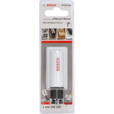 Bosch - Yeni Progressor Serisi Ahşap ve Metal için Delik Açma Testeresi (Panç) 20 mm