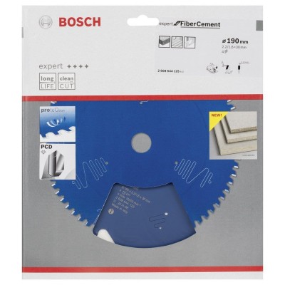 Bosch - Expert Serisi Lifli Çimento Ve Alçıpan için Daire Testere Bıçağı 190*30 mm 4 Diş