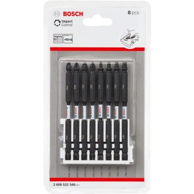 Bosch - Impact Control Serisi Çift Taraflı Vidalama Ucu 8'li Set *110mm