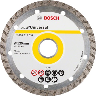 Bosch - Ekonomik Seri Genel Yapı Malzemeleri İçin Elmas Kesme Diski 125 mm Turbo