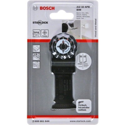 Bosch - Starlock - AIZ 32 APB - BIM Ahşap ve Metal İçin Daldırmalı Testere Bıçağı 1'li
