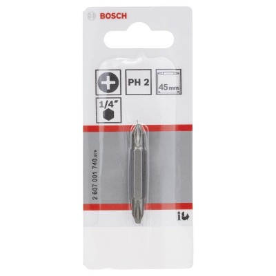 Bosch - Çift Taraflı Vidalama ucu PH2xPH2*45 mm 1'li