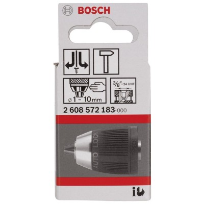 Bosch - 1-10 mm - 3/8''-24 Anahtarsız Mandren