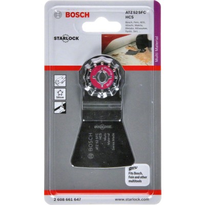 Bosch - Starlock - ATZ 52 SFC - HCS Yumuşak Silikon ve Boya Artıkları İçin Esnek Raspa Bıçağı 1'li