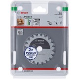 Bosch - Standard for Serisi Ahşap için Akülü Daire Testere Bıçağı 85*15 mm 20 Diş