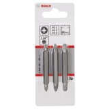 Bosch - Çift Taraflı Vidalama ucu PZ1/2/3*60 mm 3'lü