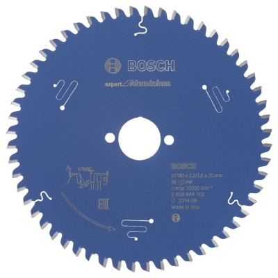 Bosch - Expert Serisi Alüminyum için Daire Testere Bıçağı 190*30 mm 56 Diş