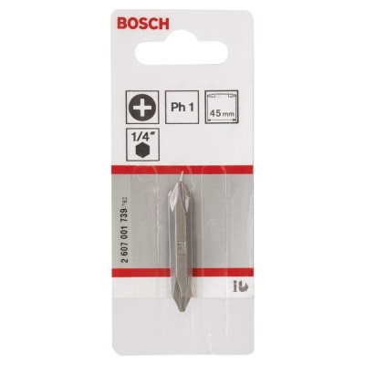 Bosch - Çift Taraflı Vidalama ucu PH1xPH1*45 mm 1'li