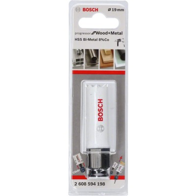 Bosch - Yeni Progressor Serisi Ahşap ve Metal için Delik Açma Testeresi (Panç) 19 mm