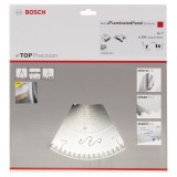 Bosch - Best Serisi Hassas Kesim Aşındırıcı Kaplamalı Lamine Panel için Daire Testere Bıçağı 250*30 mm 80 Diş
