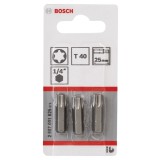 Bosch - Extra Hard Serisi Vidalama Ucu T40*25 mm 3'lü