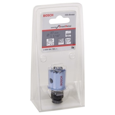 Bosch - Special Serisi Metal Ve Inox Malzemeler için Delik Açma Testeresi (Panç) 27 mm