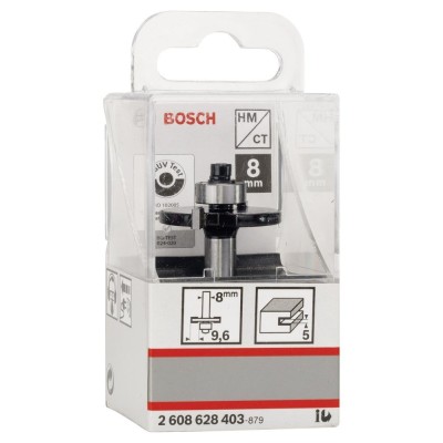 Bosch - Standard Seri Ahşap İçin Çift Oluklu, Sert Metal Bilya Yataklı Diskli Kanal Frezesi 8*32*5*51 mm
