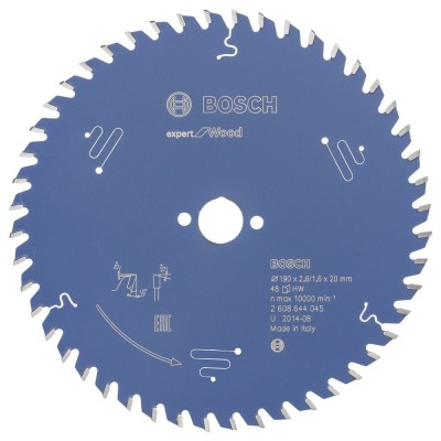 Bosch - Expert Serisi Ahşap için Daire Testere Bıçağı 190*20 mm 48 Diş
