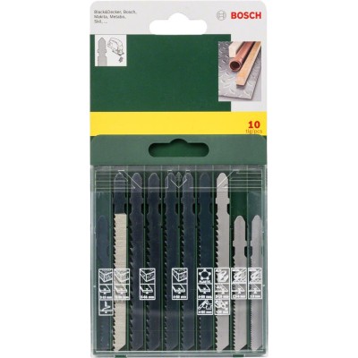 Bosch - 10 Parça Dekupaj Testere Seti Karışık (Promo)