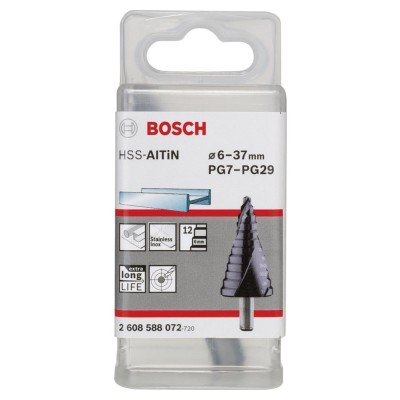 Bosch - HSS-AlTiN 12 Kademeli Matkap Ucu PG7-29