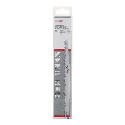 Bosch - Top Serisi Ahşap için Panter Testere Bıçağı S 1531 L - 25'li