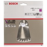 Bosch - Standard for Serisi Çoklu Malzeme için Daire Testere Bıçağı 160*20/16 mm 42 Diş
