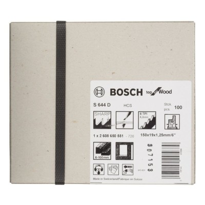 Bosch - Top Serisi Ahşap için Panter Testere Bıçağı S 644 D - 100'lü
