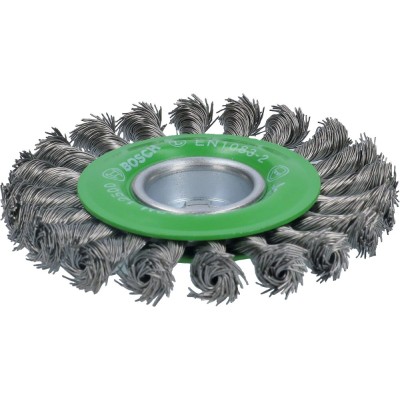 Bosch - X-LOCK - Heavy Serisi Inox İçin Burgulu Yuvarlak Fırça 115*0,5 mm