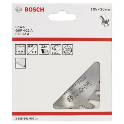 Bosch - GUF 4-22 A İçin Kesici Bıçak 20*2,8 mm 22 Diş