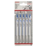 Bosch - Kırılmaya Karşı Dayanıklı Seri Metal İçin T 318 BF Dekupaj Testeresi Bıçağı - 5'Li Paket