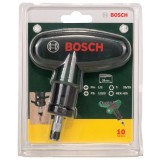 Bosch - 10 Parça Cırcırlı Cep Tornavidası