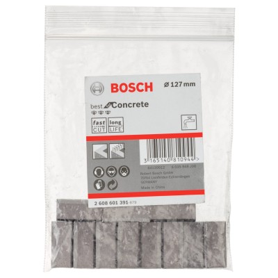 Bosch - Best Serisi Elmas Sulu Karot Uç Segmanı 127 mm İçin 11 Parça