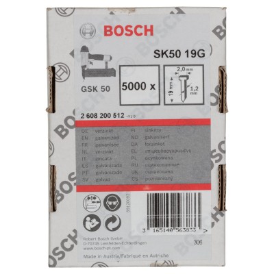 Bosch - GSK 50 Çivisi  19 mm 5000li