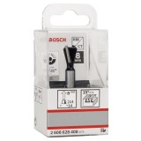 Bosch - Standard Seri Ahşap İçin Çift Oluklu, Sert Metal Kırlangıç Kuyruğu Freze Ucu 8*14*55mm