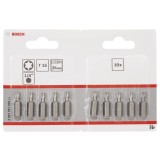 Bosch - Extra Hard Serisi Vidalama Ucu T15*25 mm 10'lu