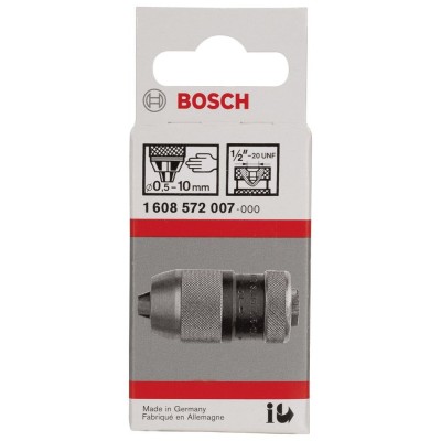 Bosch - 0,5-10 mm - 1/2''-20 Anahtarsız Mandren