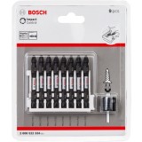Bosch - Impact Control Serisi Çift Taraflı Vidalama Ucu 8'liPH2/PZ2 *65mm + Mıknatıslı Tutucu
