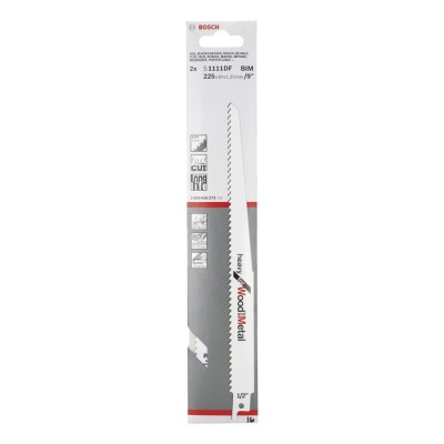 Bosch - Heavy Serisi Ahşap Ve Metal için Panter Testere Bıçağı S 1111 DF - 2'li