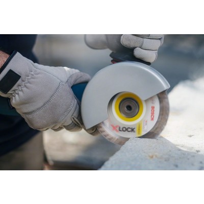 Bosch - X-LOCK - Standard Seri Genel Yapı Malzemeleri İçin Elmas Kesme Diski 125 mm