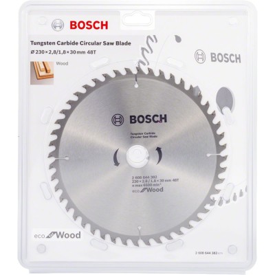 Bosch - Optiline Eco Serisi Ahşap için Daire Testere Bıçağı 230*30 48 Diş