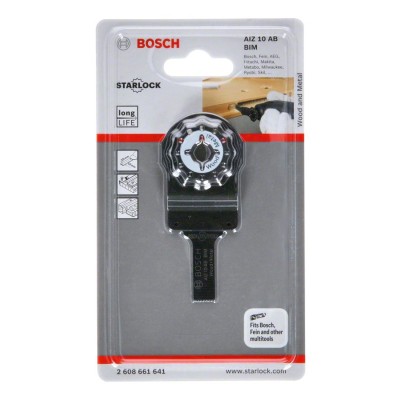 Bosch - Starlock - AIZ 10 AB - BIM Ahşap ve Metal İçin Daldırmalı Testere Bıçağı 1'li