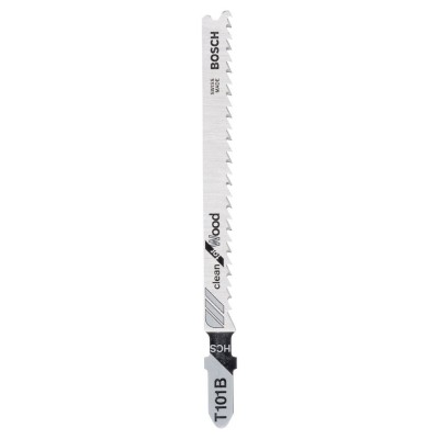 Bosch - Temiz Kesim Serisi Ahşap İçin T 101 B Dekupaj Testeresi Bıçağı - 25'Li Paket