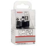 Bosch - Standard Seri Ahşap İçin Çift Oluklu, Sert Metal Bilya Yataklı Lamba Açma Frezesi 8*31,8*54 mm