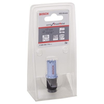 Bosch - Special Serisi Metal Ve Inox Malzemeler için Delik Açma Testeresi (Panç) 17 mm